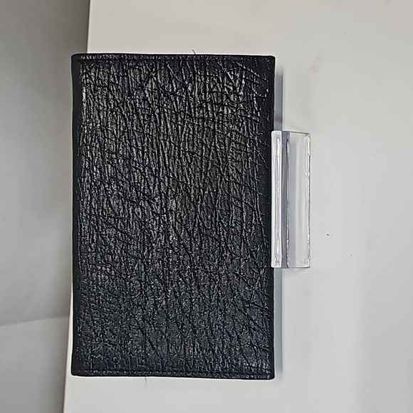 Sohock Black Vintage Elephant Hide Wallet - Picture 2 of 8